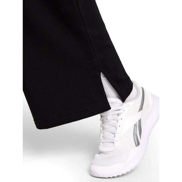 New Women's Black Reebok Studio Wide Leg Sweatpants Size M - Picture 5 of 6